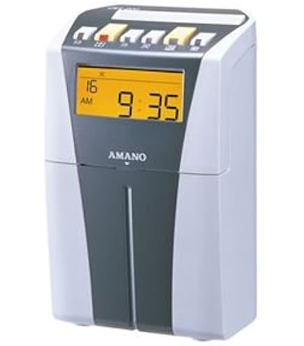 Amazon | アマノ タイムレコーダーCRX-200(S) | タイムカード用紙